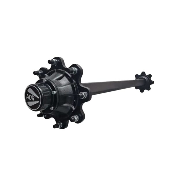 Image of Burquip's ADR range axle, 2,150mm length, 8/275 PCD, 80mm square.