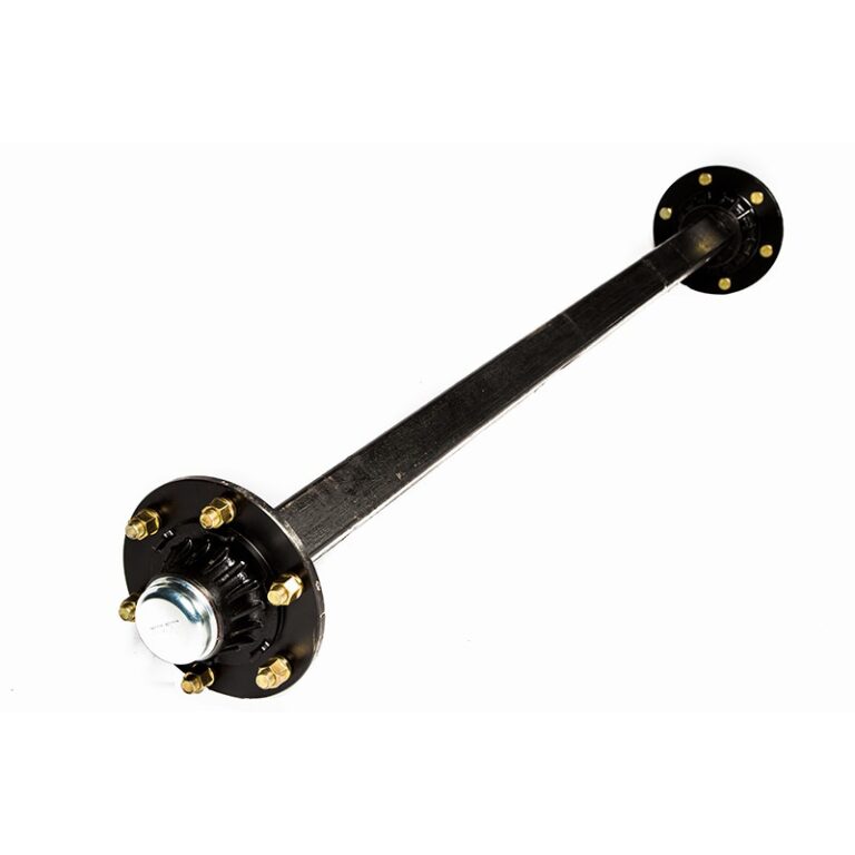 Unbraked Full Beam Axle 70mm SQ 6000KG Burquip Trailer Components & Parts