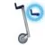 60mm Jockey Wheels 300kg - Plastic Handle