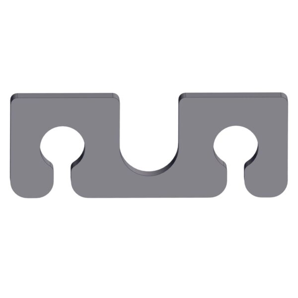 Image of Burquip's brake cable plate, two hole.