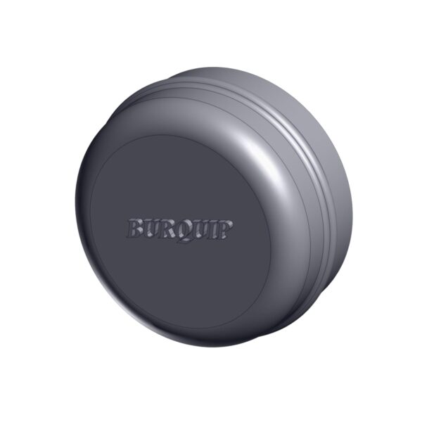 Image of Burquip's 72mm grease cap for 55mm axles.