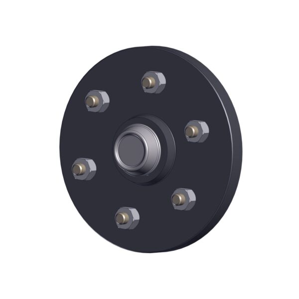 Image of AL-KO's short nose 1,800kg 50 round hub complete.
