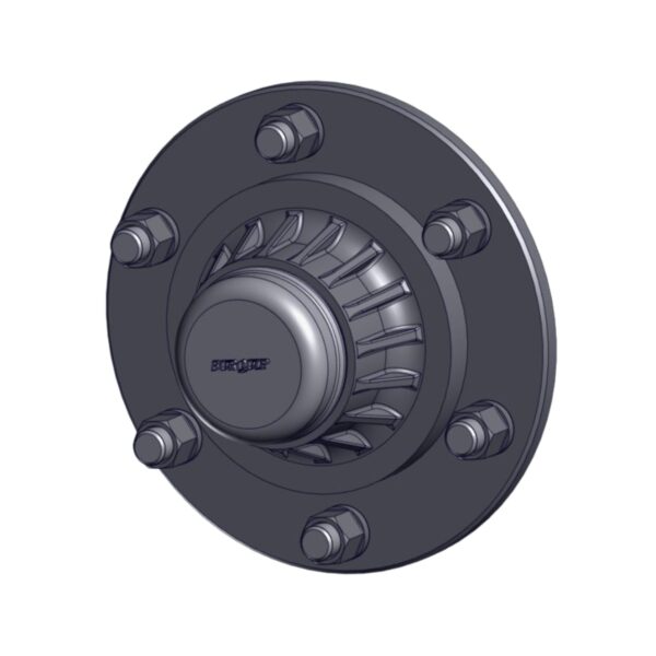 Image of Burquip's complete hub 6,000kg 6/205 pcd.