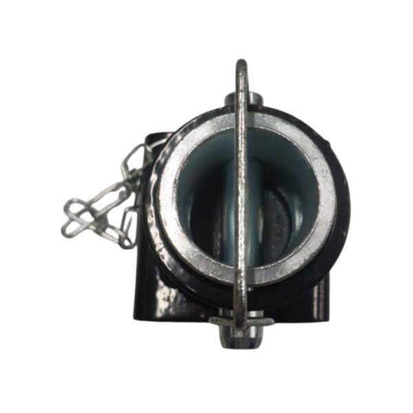 Top image of Burquip's bracket for J0010 parking jack.