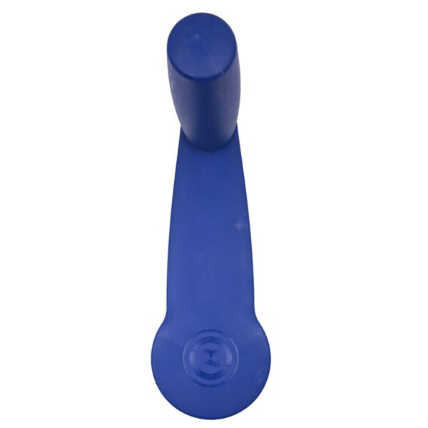 Top image of Burquip's plastic jockey wheel handle for 60mm jockey wheel.