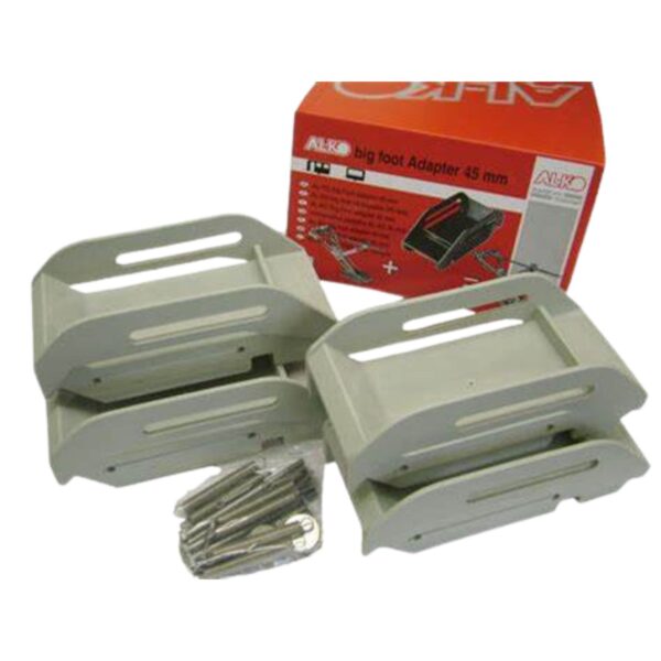 Image of AL-KO's adaptor big foot set. 4 In box.