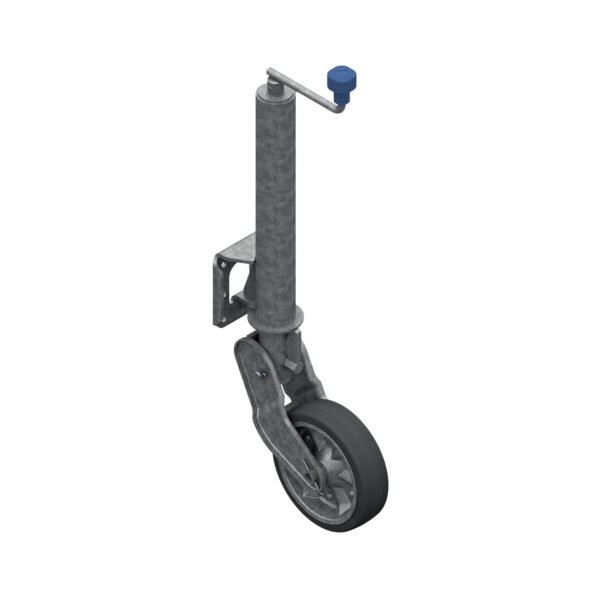 Image of Burquip's automatic 60mm jockey wheel, 500kg.