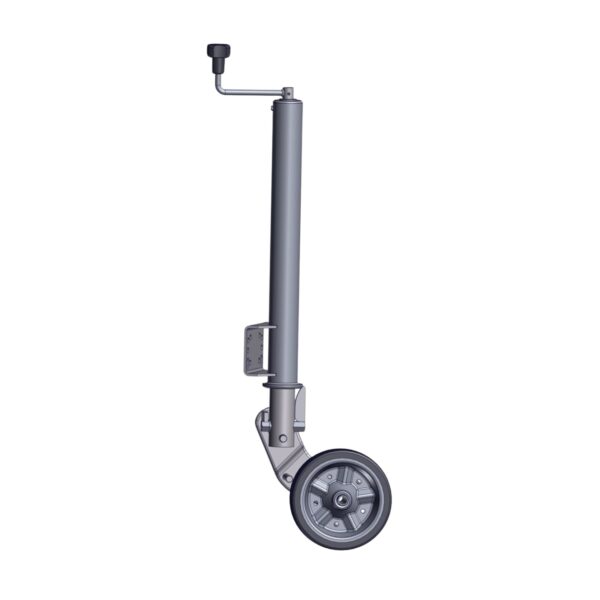 Image of Burquip's 60mm retractable jockey wheel - View 2