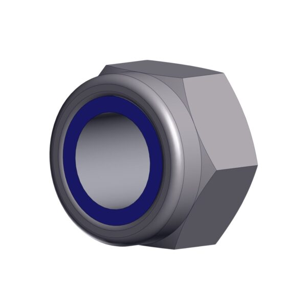Image of Burquip's M16 nyloc nut.