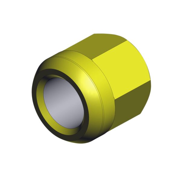 Image of Burquip's M18x1.5 wheel nut.