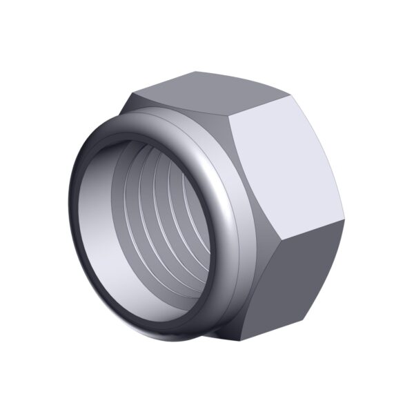 Image of Burquip's M20 nyloc nut.