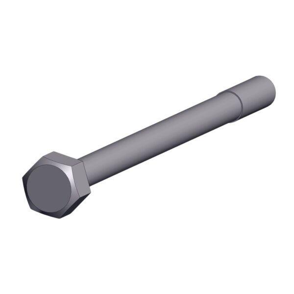 Image of Burquip's M20 galvanised bolt.
