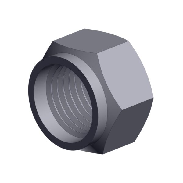 Image of Burquip's M22 nyloc nut.