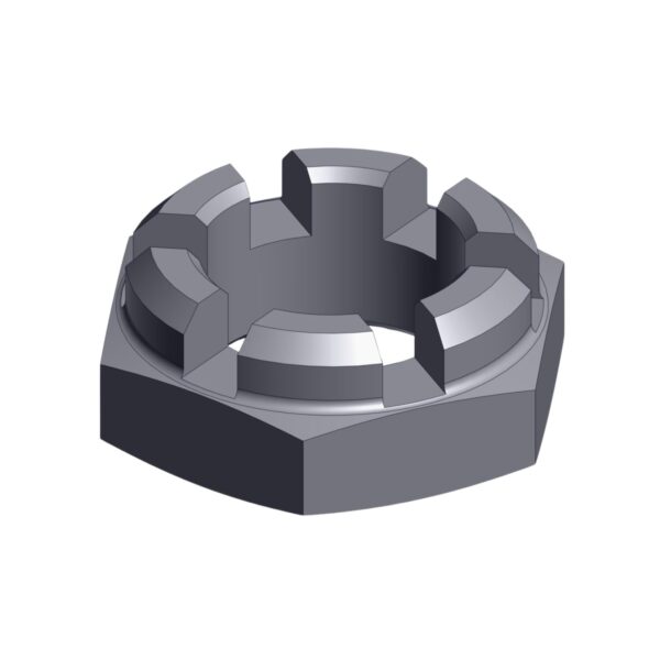 Image of Burquip's M24 castle nut.