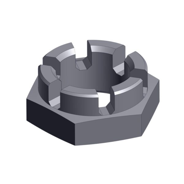 Image of Burquip's M33 castle nut for AF60A axles.