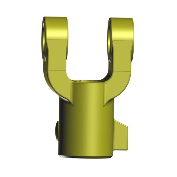 Back image of Burquip's S2 splined yolk.
