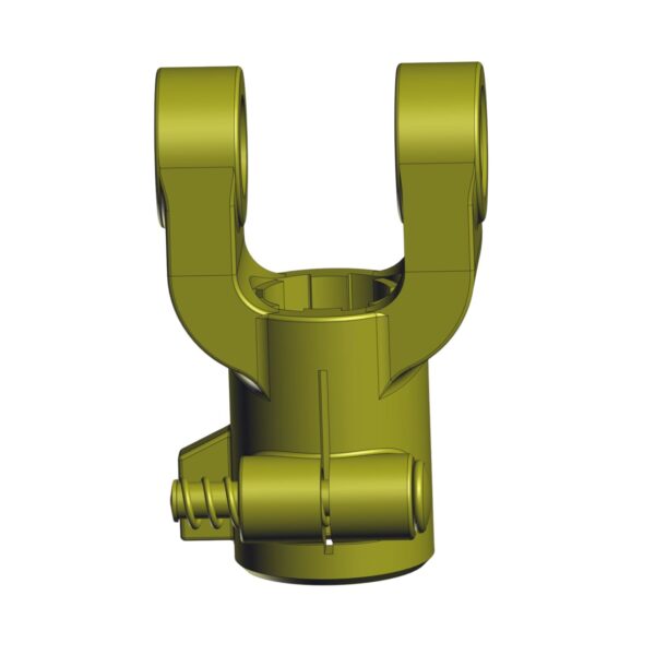 Front image of Burquip's S2 splined yolk.