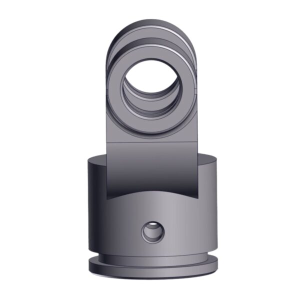 Side image of Burquip's T2 inner tube yolk.
