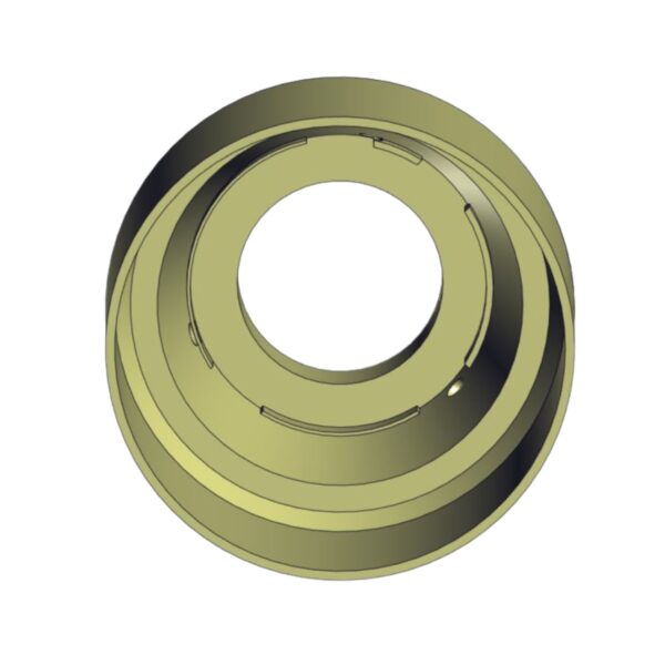 Front image of Burquip's S4 inner shield cone ys.