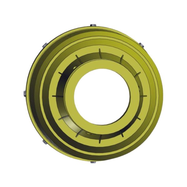 Back image of Burquip's S4 plastic cover for wide angle joint.