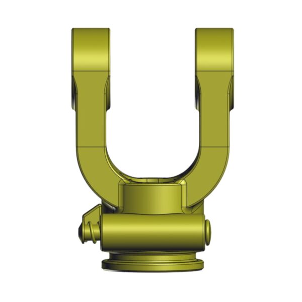 Back image of Burquip's S4 splined QR yolk 108.