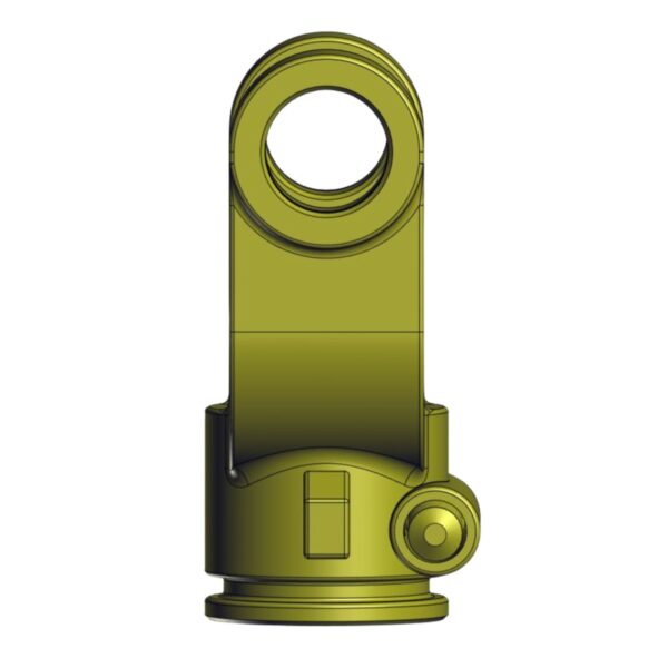 Side image of Burquip's S4 Splined QR yolk 108.