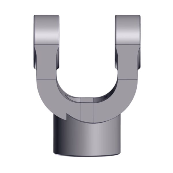 Front image of Burquip's S4 plain bore yolk 35/10mm keyway.