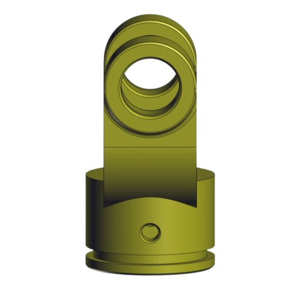 Side image of Burquip's T4 outer tube yolk.