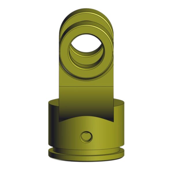 Side image of Burquip's T4 inner tube yolk.