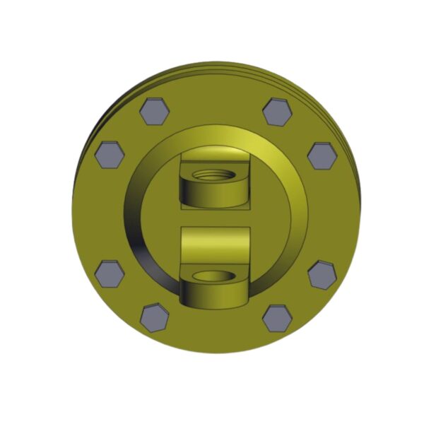 Front image of Burquip's S4 friction clutch.