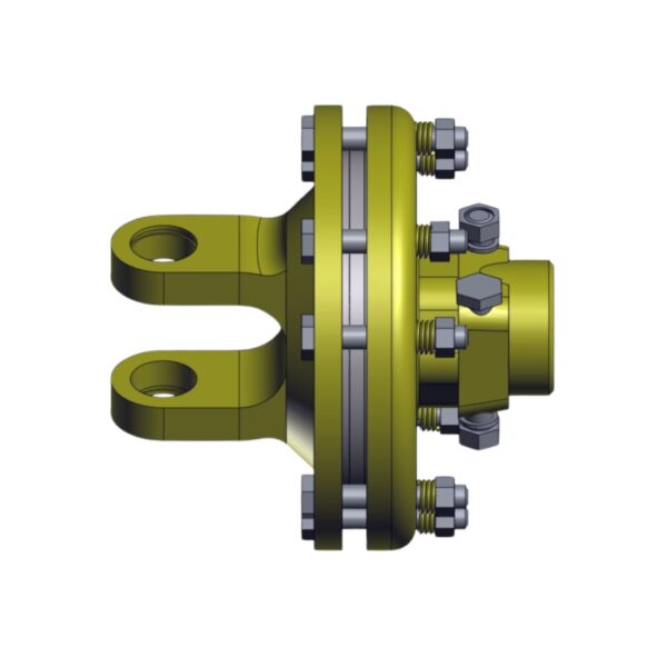Side image of Burquip's S4 friction clutch 900Nm.