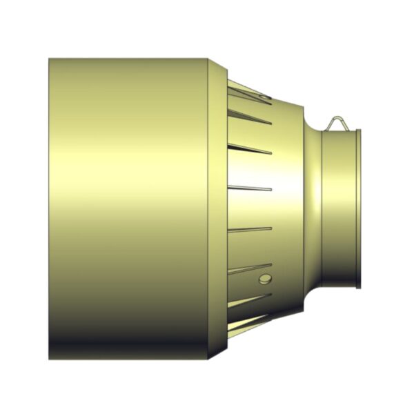 Side image of Burquip's S6 outer shield cone cat III.