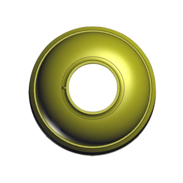 Back image of Burquip's S6 plastic cover for wide angle joint.