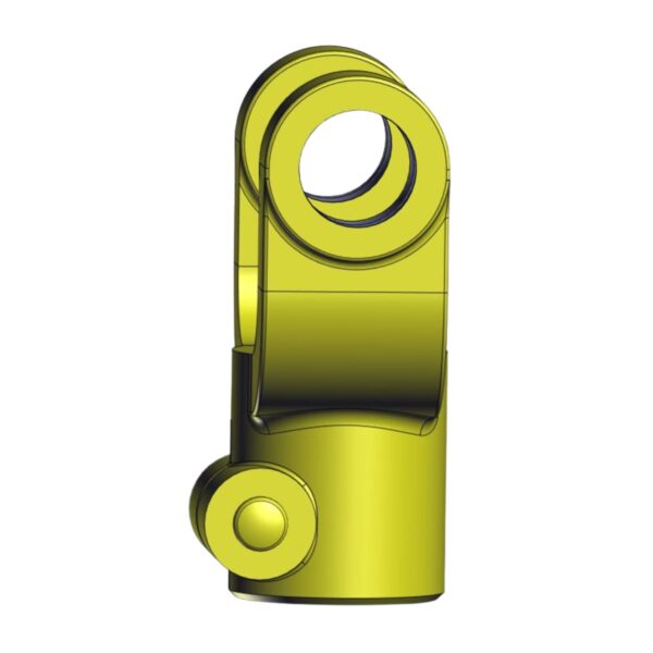 Side image of Burquip's S6 splined QR yolk 118.