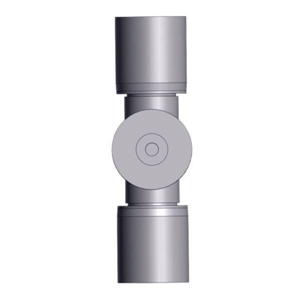 Side image of Burquip's S6 cross journal wide angle joint 27x100.