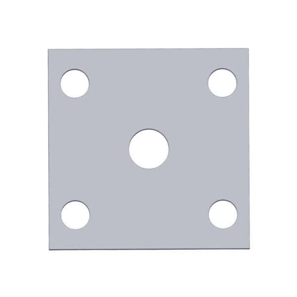 Image of Burquip's 60mm 5 hole plate.
