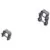 2 Eye Hanger Bracket Set 45mm