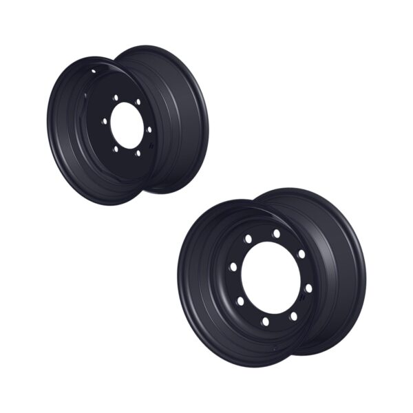 Image of Burquip's 18" 6/205 & 8/275 agricultural rims.