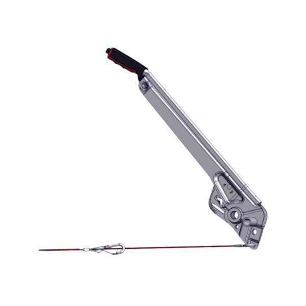 Image of AL-KO's handbrake for the CBALK251GB1 coupler. Kober.