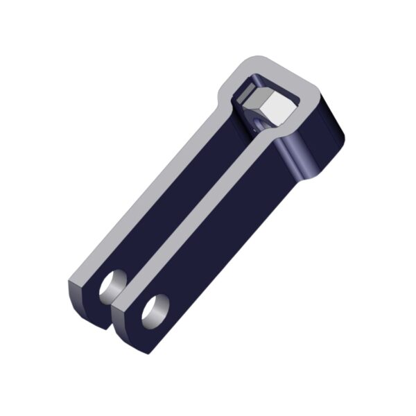 Image of Burquip's clevis for transmission lever M10.