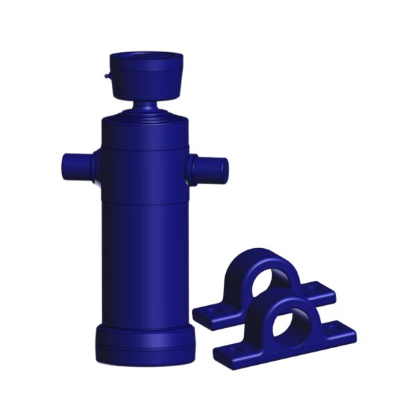 Image of Burquip's tipping cylinder with trunnions, 3032LG.