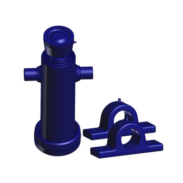 Image of Burquip's tipping cylinder with trunnions, DD3044LG.