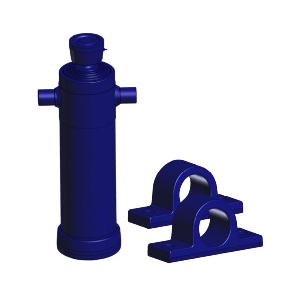 Image of Burquip's tipping cylinder with trunnions, DD3055LG.